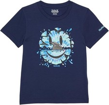 Hurley Short Sleeve T-Shirt Big Kids Midnight Navy Size M 985428-U9 NWT