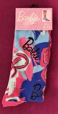 New Barbie Crew Socks - Women  s size 9 - 13