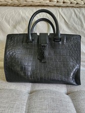 SAINT LAURENT Baby Cabas Shoulder Handbag Cro...