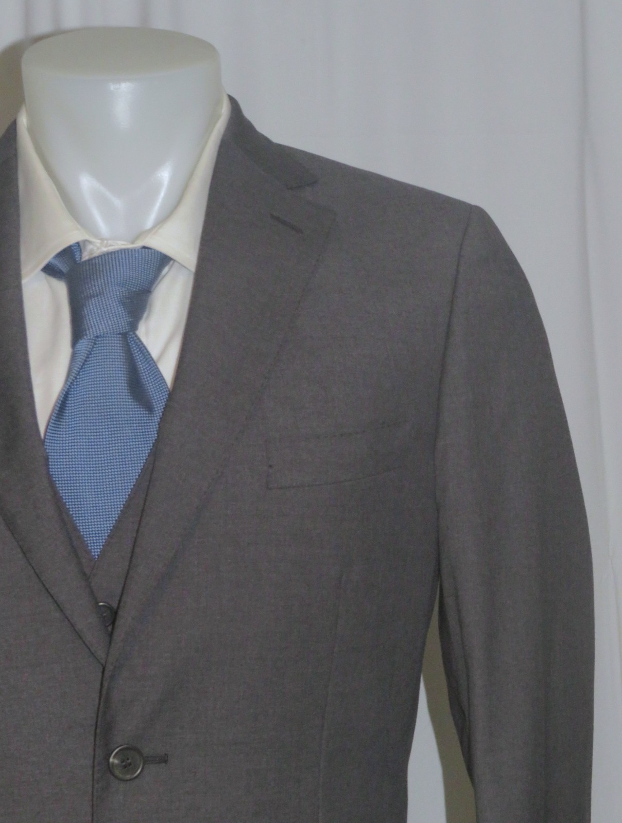 Brioni Custom Made Current Solid Charcoal Two But… - image 6