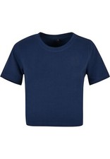 Women's Cropped Tee BY042 - Ladies Cotton Short Sleeve plain fashion Crop Top