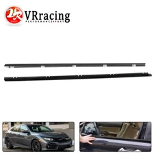 Door Window Belt Weatherstrip Kit LH+RH Fits For Honda Civic EG6 EG4 EG5 92-1995