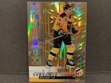 1999-00 Upper Deck HoloGrFX AuSOME Sergei Samsonov #4-AU Hockey Card NHL Bruins!