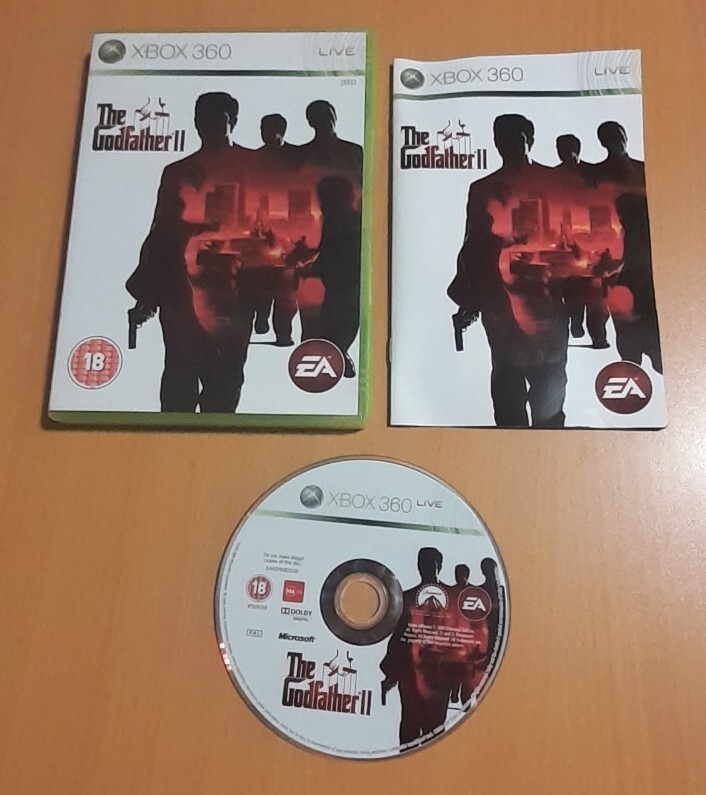 Microsoft XBOX 360 Spiel – THE GODFATHER II – PAL – KOMPLETT – Kostenlose P&P.