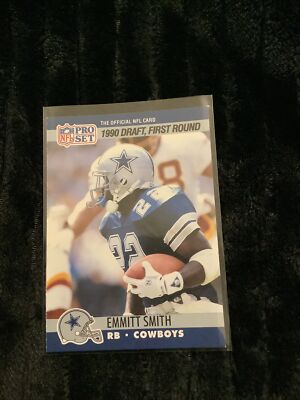 1990 Pro Set - Draft Emmitt Smith #685 (RC) for sale online | eBay