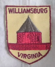 Vintage Colonial Williamsburg Virginia Historical Area Collectible Patch