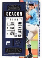 2020 Panini Contenders Tyler Glasnow Tampa Bay Rays #76