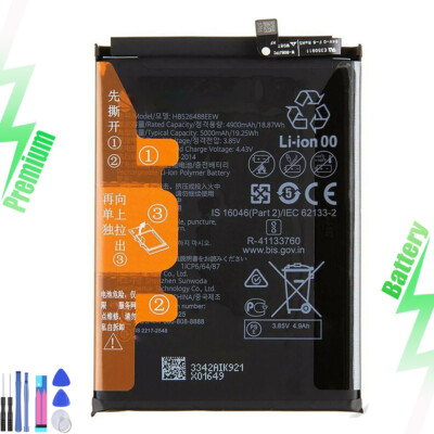 New Battery HB526488EEW 5500mAh High Quality For Huawei P Smart Y7A Enjoy 20 SE