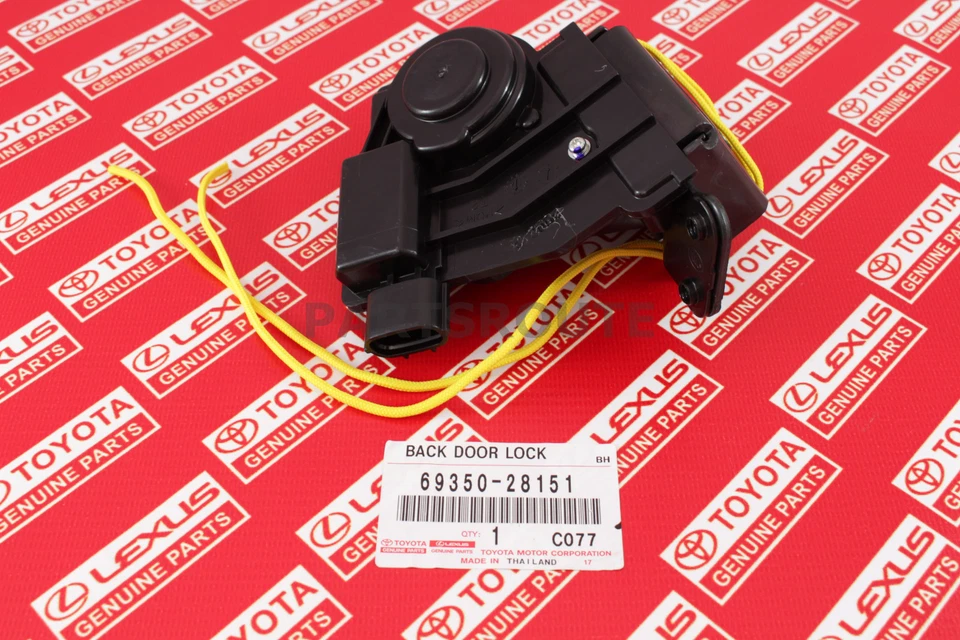 Actuador de cerradura de puerta trasera maletero original Toyota Rav4 Scion OEM 69350-28151 Foto 4 de 4