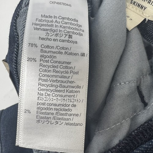 Madewell 10” High Rise Skinny Blue Jeans Size 27 - Bild 4 von 6