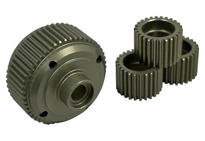 RC10B7 Dhawk CNC Aluminum 7075 Gear diff(52T). Case & Idler Gears(26T) For B7