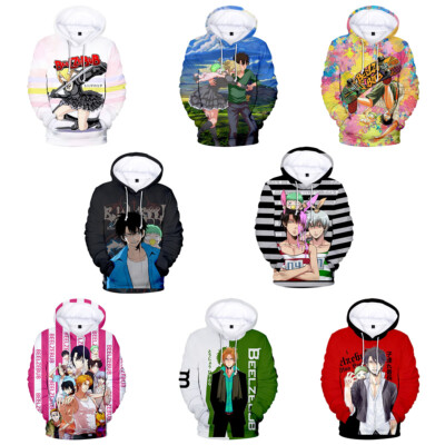 Anime Beelzebub 3D Hoodies Cosplay Hilda Herren Sweatshirts Jacke Mantel Kostüme