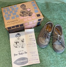 Vintage Penney  s Childcraft Baby Shoes - 1963 Includes Original Receipt