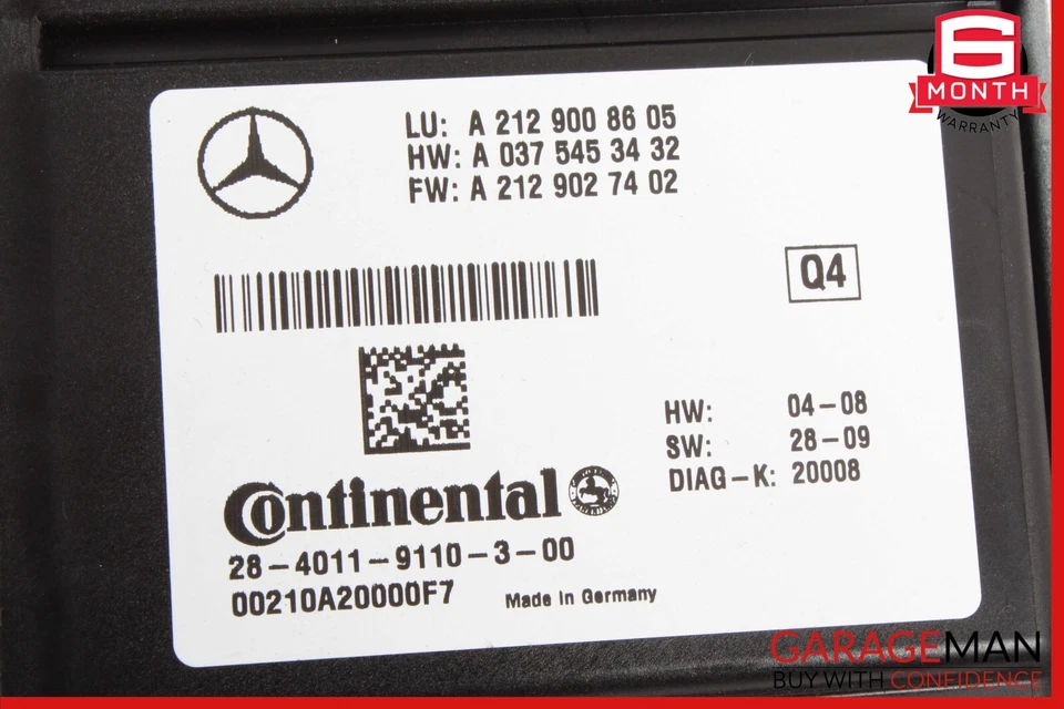 Módulo de control de crucero adaptativo Distronic 10-13 Mercedes W221 S400 E550 OEM Foto 4 de 4