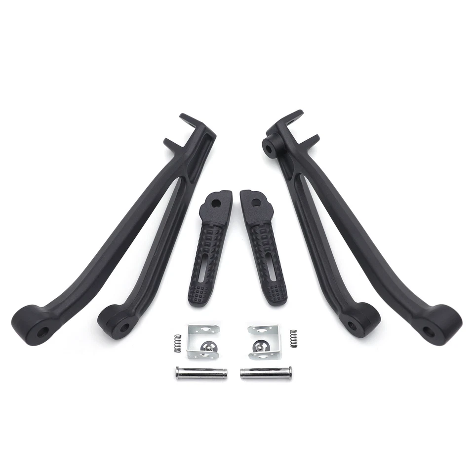 Clavijas y soportes traseros de pasajero negros para BMW S1000RR 2010-2018 mercado de accesorios Foto 4 de 4