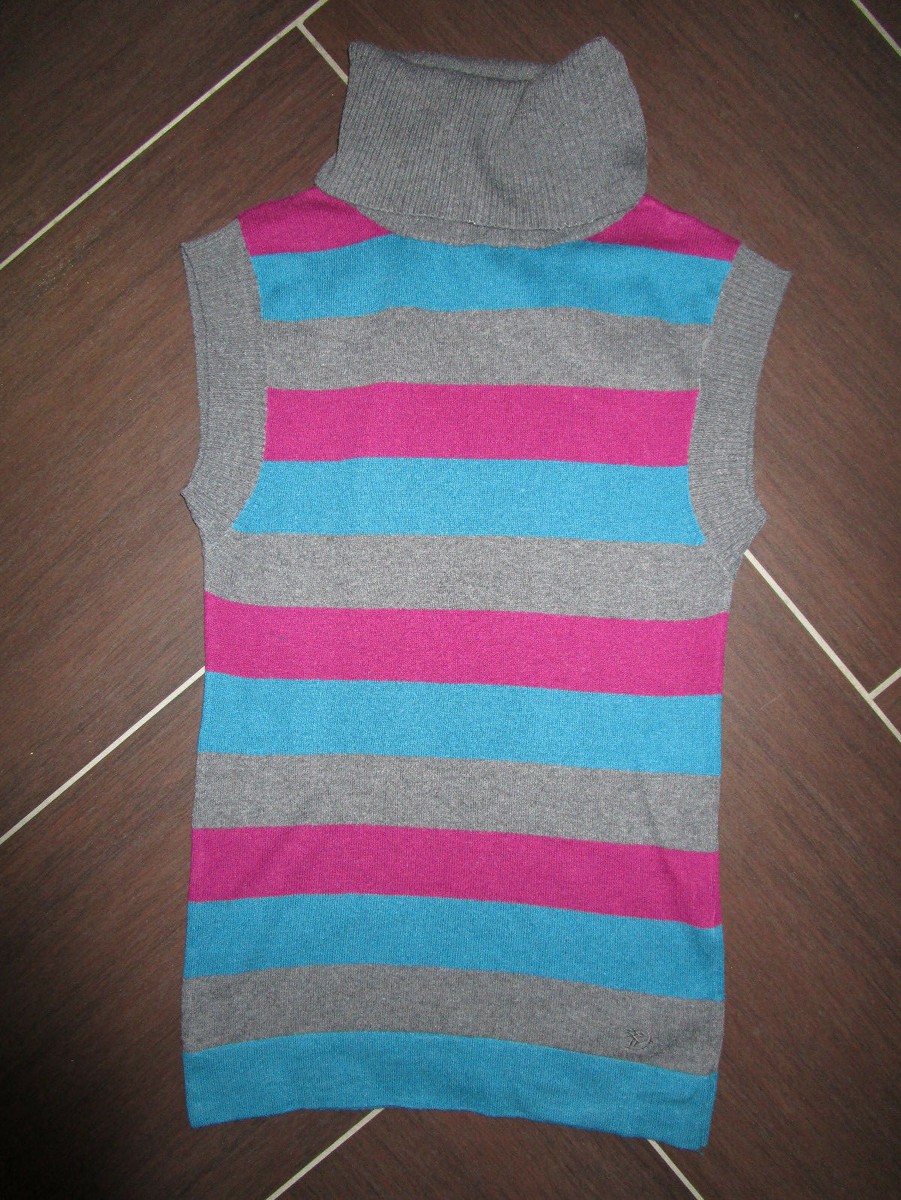 TOP! Strick-Pullunder/Westover Kragen« Damen