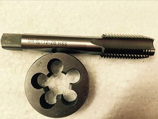 Lots 1pc HSS Machine 3/4-16 UNF Tap and 1pc 3/4-16 UNF Die Threading Tool