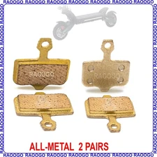 Brake Pad All-Metal fit Zero Apollo Vsett Nanrobot d6+ Electric Scooter 2 pairs