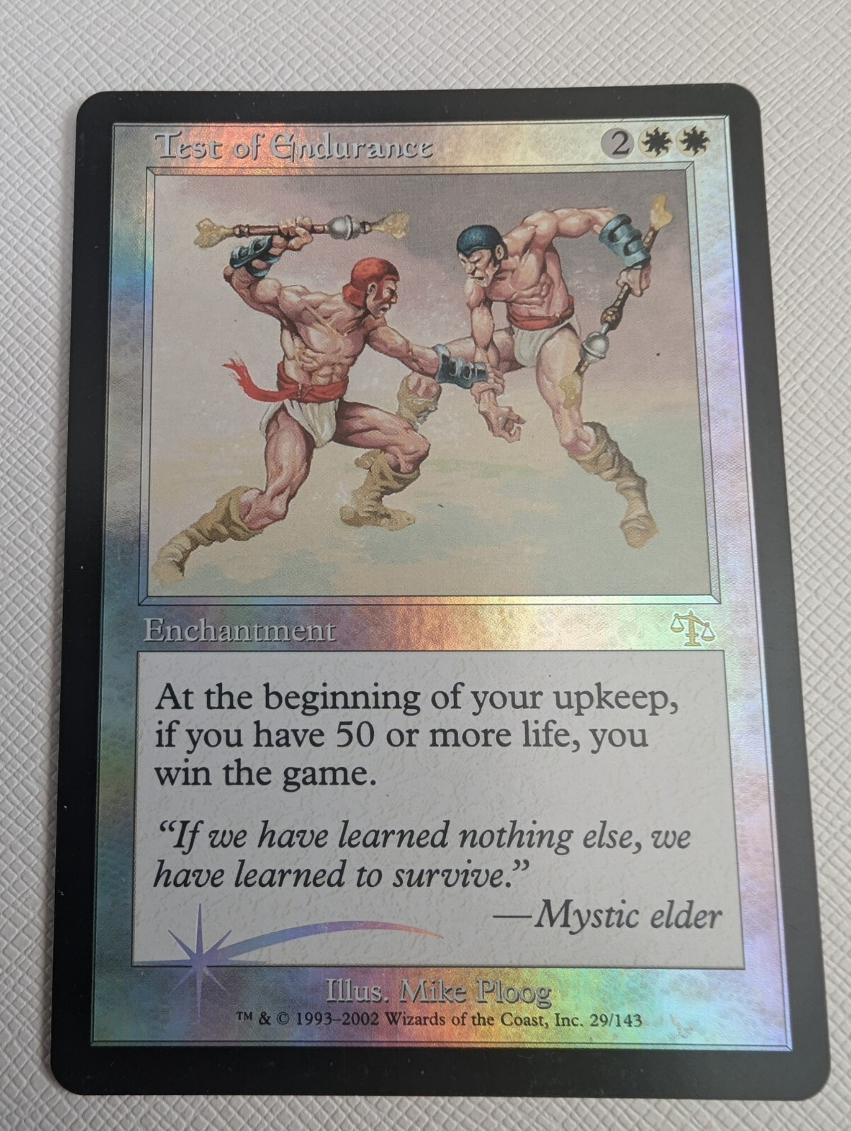 MTG FOIL Test of Endurance - NM - Judgment