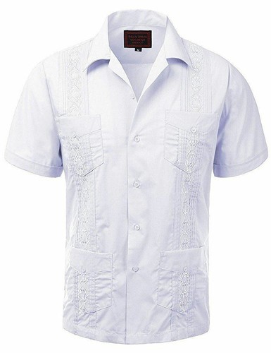 MAXIMOS BEACH WEDDING GUAYABERA WHITE 