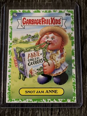 2022 Topps Garbage Pail Kids Book Worms Series 1 Booger Green SNOT JAM ANNE