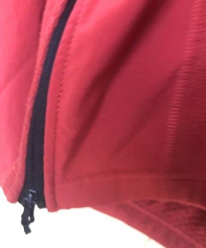 Adidas Climaproof rot Fleece 1/4 Zip Pullover Laufjacke reflektierend Medium - Bild 7 von 12