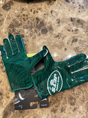 Nike Vapor Jet NFL New York Jets Gloves Men's NEW Multiple Sizes CK2865-327 RARE