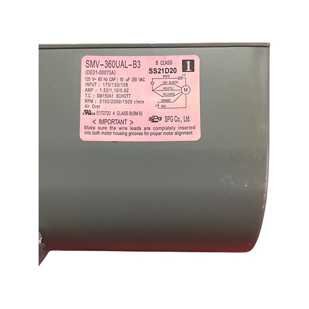 OEM Samsung Microwave Vent Fan Motor DE3100028N eBay