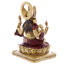 thumbnail 3 - Red and Gold Ganesh / Ganesha Statue Figurine Hindu God 