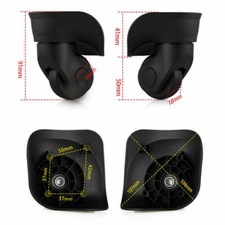 Ruote di ricambio valigia Ruote girevoli per ruote da carrelli 1 paia di grandi