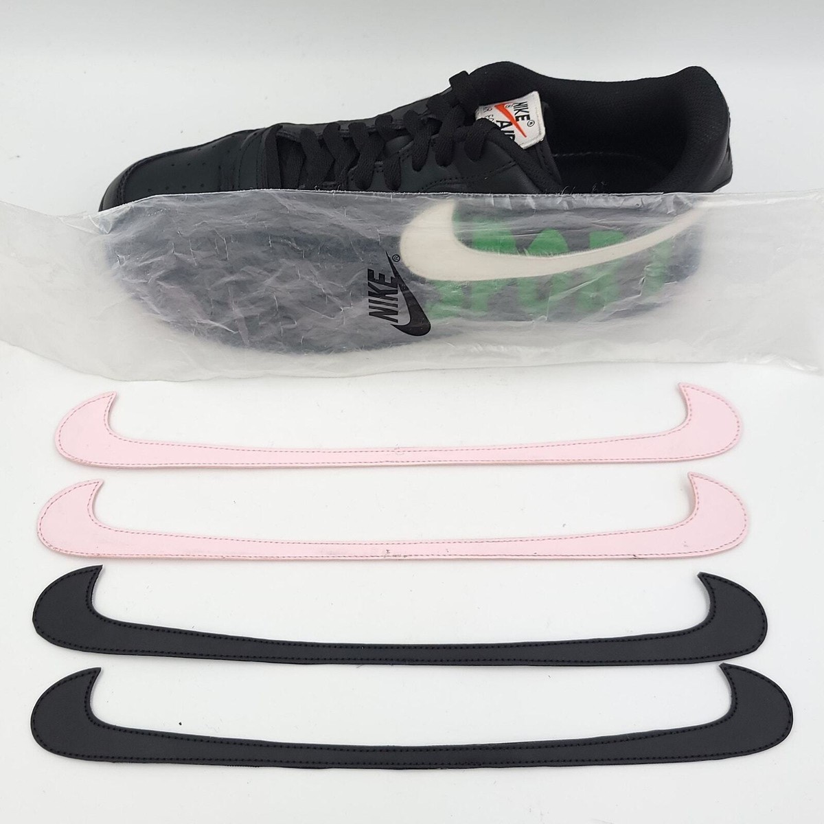 Nike Air Force 1 07 QS Men Sneakers Size US 11.5 Black Green