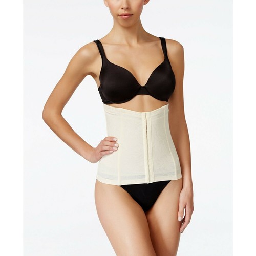 Maidenform Firm Control Instant Slimmer Long Torso Waist Trainer, Beige , XL