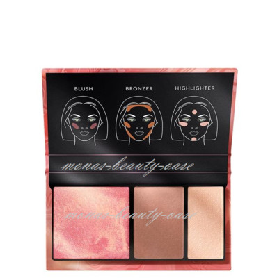 Avon ULTRA COLOUR 3in1 Palette Highlighter Rouge Bronzer Golden Hour Glimmer Top