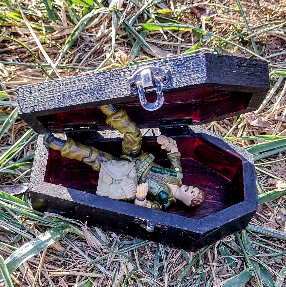 GI Joe ARAH 1985🔥TELE-VIPER MOCHILA COMPLETA ANTORCHA-PIE SUELTA y tarjeta de archivo Foto 2 de 4