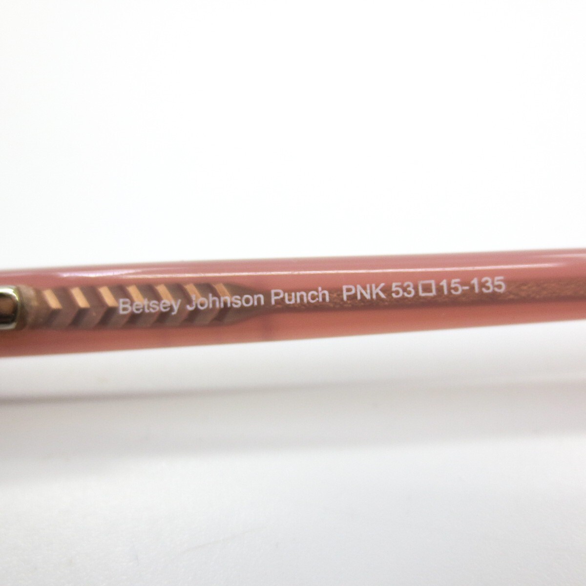 Betsey Johnson Punch PNK striped Womens Cat Eye Full Rim  display picture 2