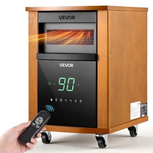 VEVOR Infrared Heater 1500W Electric Space Heater with Remote Control for Indoor
