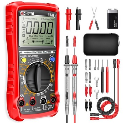 SZ26 Multimeter,Digital Automotive Engine Analyzer with 500-10000RPM Tach,Dwe...