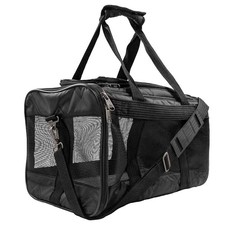 Sherpa Deluxe Airline Approved Soft Sided Pet Carrier, Black, Large Dog/Cat
