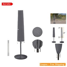 Durable and Weatherproof PP Cover for 6ft-9ft Market Umbrellas - Easy to Use