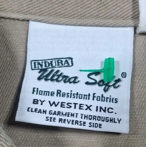 Stanco Westex Endura Ultra Suave FR Bronceado HRC2 Camisa Abotonada Mediana US7412TN Foto 4 de 4