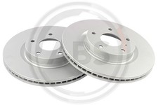 2x A.B.S. Bremsscheibe 18909 Grauguss für NISSAN TEANA 1 J31 PJ31 INFINITI