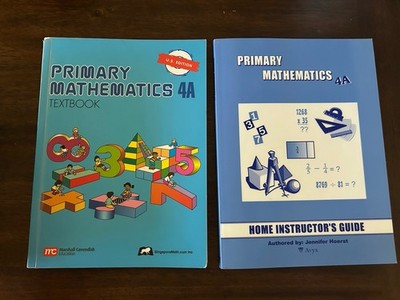 Singapore Math Primary Mathematics 4a TEXTBOOK & 4a INSTRUCTOR S GUIDE