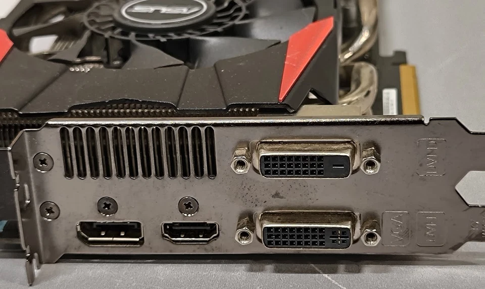 ASUS R9 280X DC2T 3GB GDDR5 Graphics Card - Used, Working - Image 4 of 4