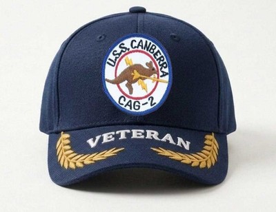 Customized Name Embroidered Hat Ca-70 Uss Canberra, Veteran Cap, Gift Idea