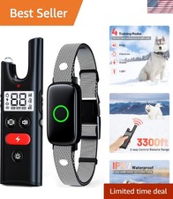 Dog Training Collar with Remote 3300ft Range Waterproof Rechargeable Electric...