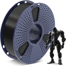 PLA 3D Printer Filament 1.75mm 1kg Spool Black for FDM 3D Printing