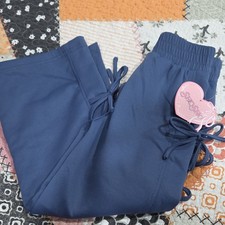 UA Butter-Soft Women s Scrub Pants S Blue Solid Knit Polyester/Spandex UA501T