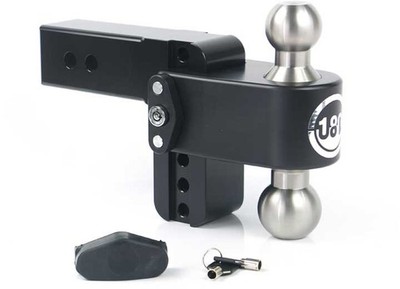 Weigh Safe LTB4-2.5-CER-BLA Turnover Ball 4'' Drop Hitch w/2.5'' Shank (8K/14.5K)