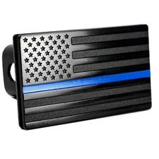 Fit Jeep Tow Hitch Cover Trailer Receiver Black Blue American Flag Emblem Plug Fit Jeep Tow Hitch Cover Trailer Receiver Black Blue American Flag Emblem Plug