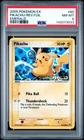 2005 POKEMON EX EMERALD #60 PIKACHU-REVERSE FOIL PSA 8